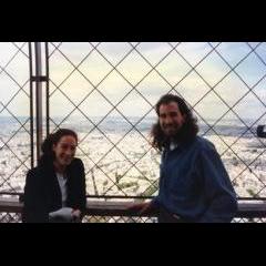 Top level of the Eiffel Tower, Paris