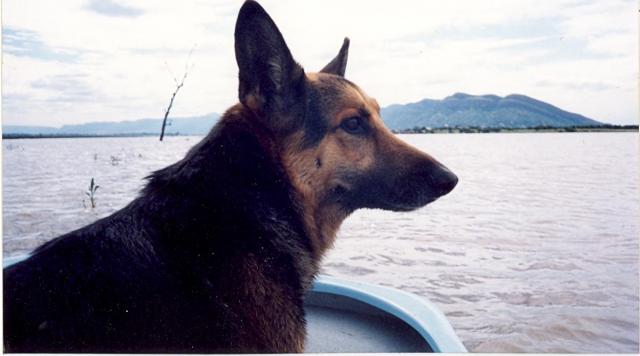 On boat at Wilderness