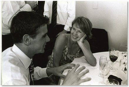 Dave & Linda Berry at the Wedding Reception