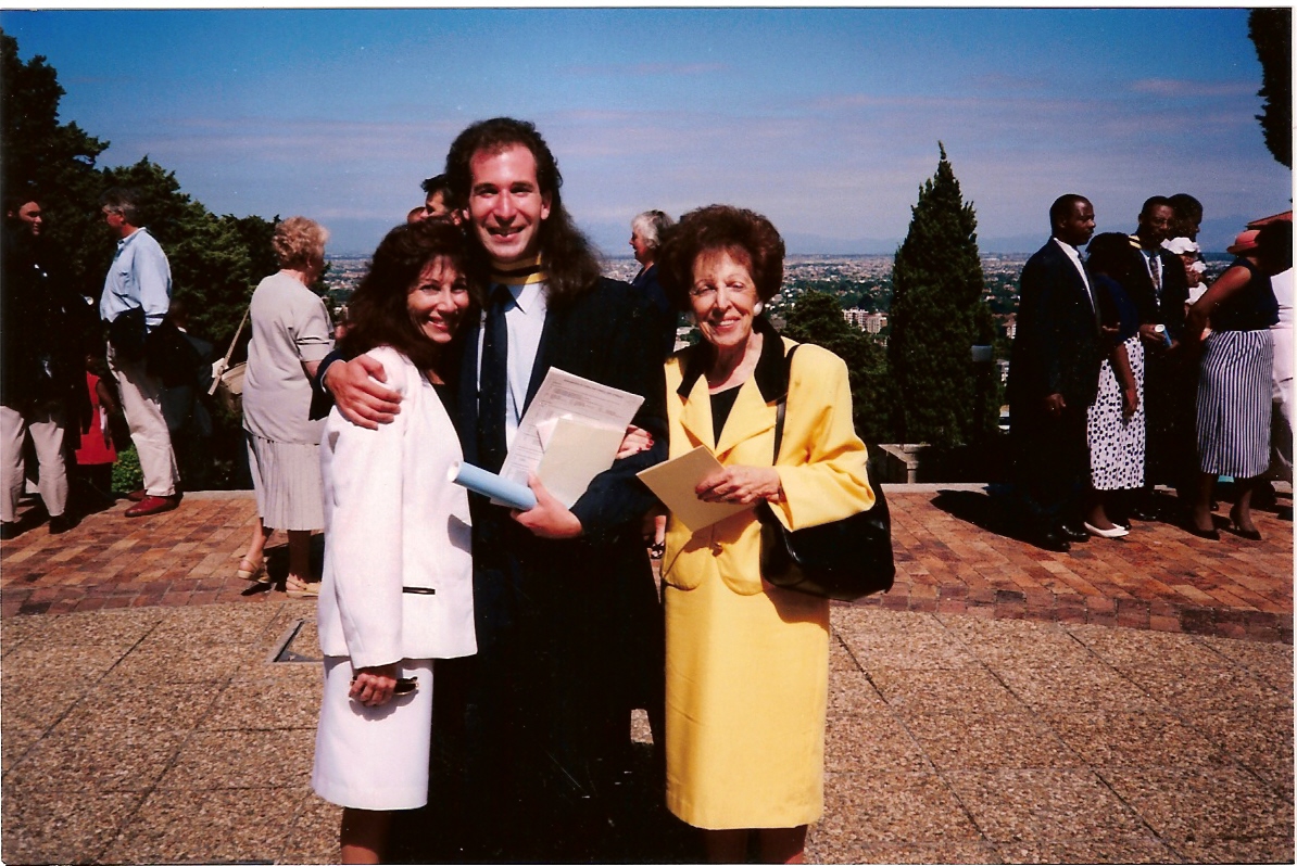 Graduation Day with Rene and Granny Freda