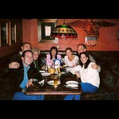 Family before Wedding in a Cape Town Restaurant