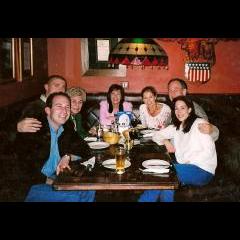 Family before Wedding in a Cape Town Restaurant