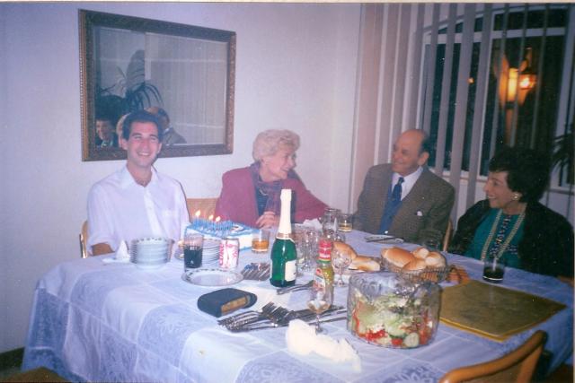 Craig, Granny Helen, Grandpa Oscar, Granny Freda