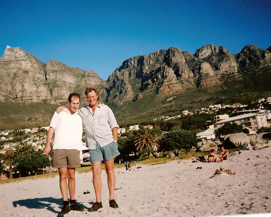Craig and Adrian in Cape Town.