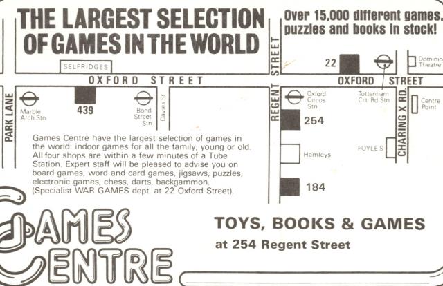 London Games Centre Shops