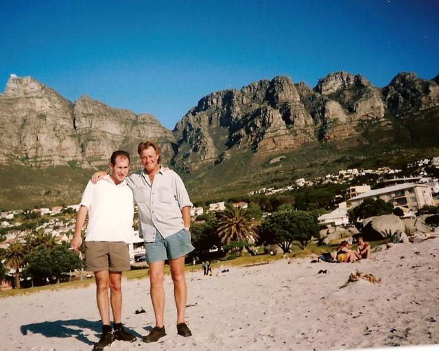 Craig and Adrian in Cape Town.