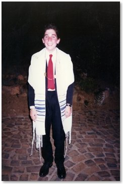 Wearing talit for synagogue