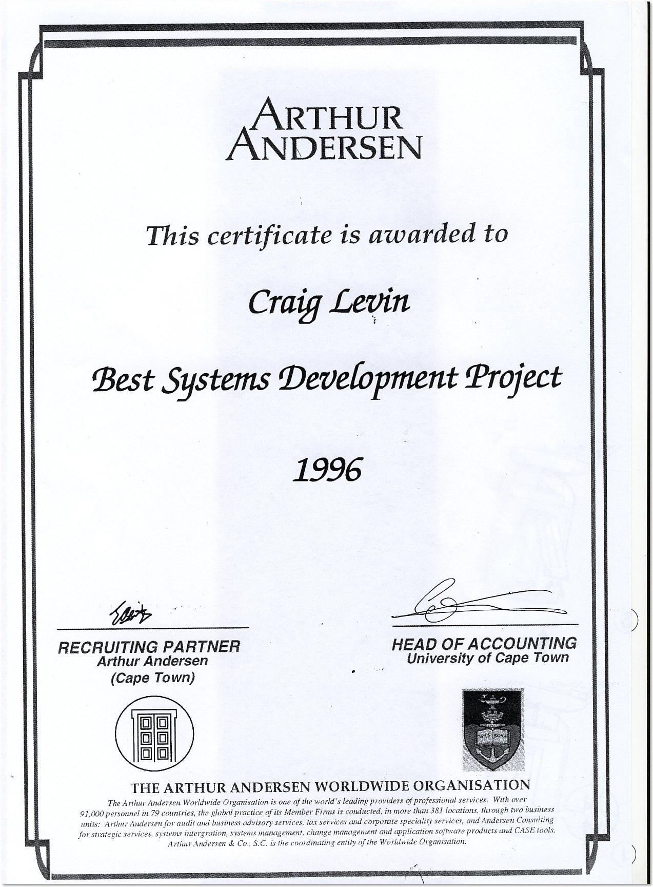Best Systems Development Project
